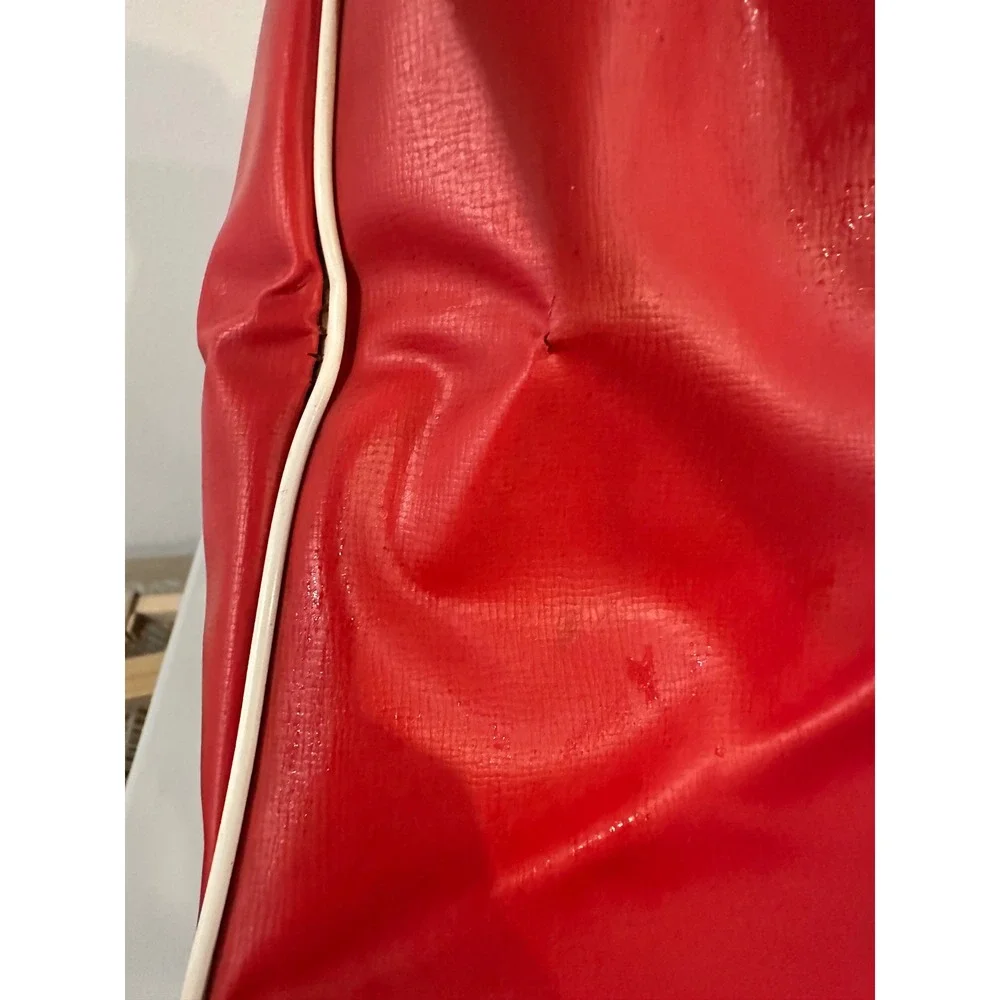 Vintage Coca-Cola Red Vinyl Insulated Cooler Bag Retro Soda Memorabilia